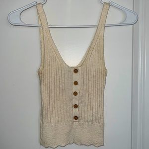 Abercrombie and Fitch knit cotton tank